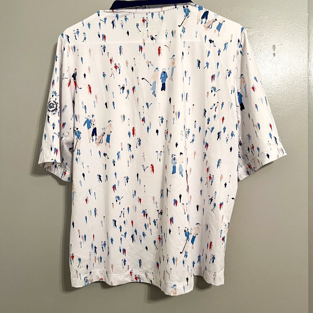 Women's SanSoleil SoolCool Tee Time Short Sleeve 1/4 Zip Golf UV50 Size XL - Picture 5 of 5